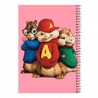 دفتر مشق 80 برگ اس جی مدل آلوین و سنجاب ها کد 1