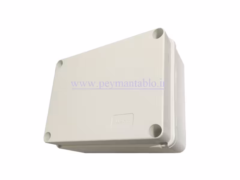 جعبه تقسیم برق (درب پیچ خور) پلاستیکی  10*17*24
