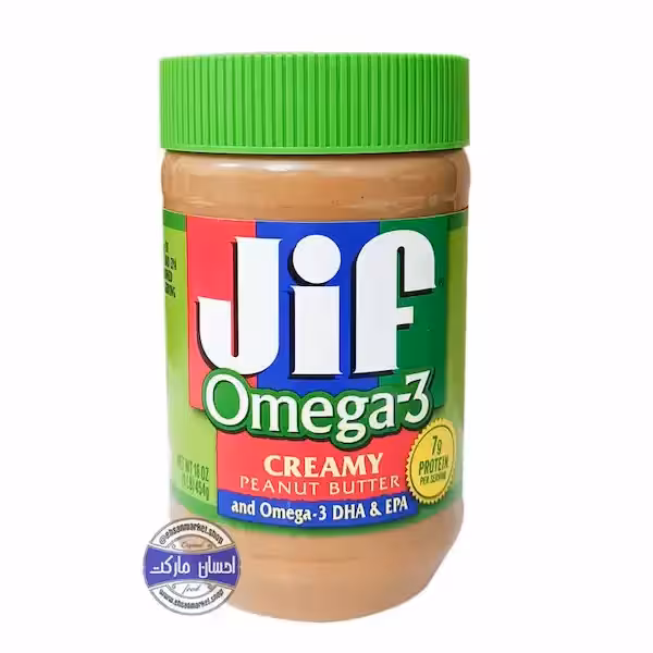 کره بادام زمینی جیف امگا3