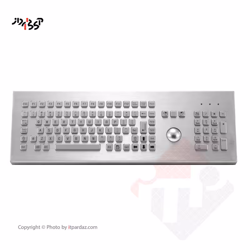 صفحه کلید فولادی با ترکبال – مدل KYPCF3-Desk