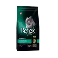 غذای خشک گربه بالغ طعم مرغ مدل urinary برند Reflex رفلکس پلاس 1/5 کیلویی