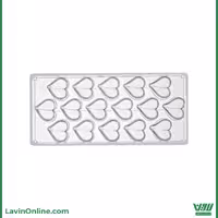 قالب پلی کربنات قلب پروانه ای (کد 12)