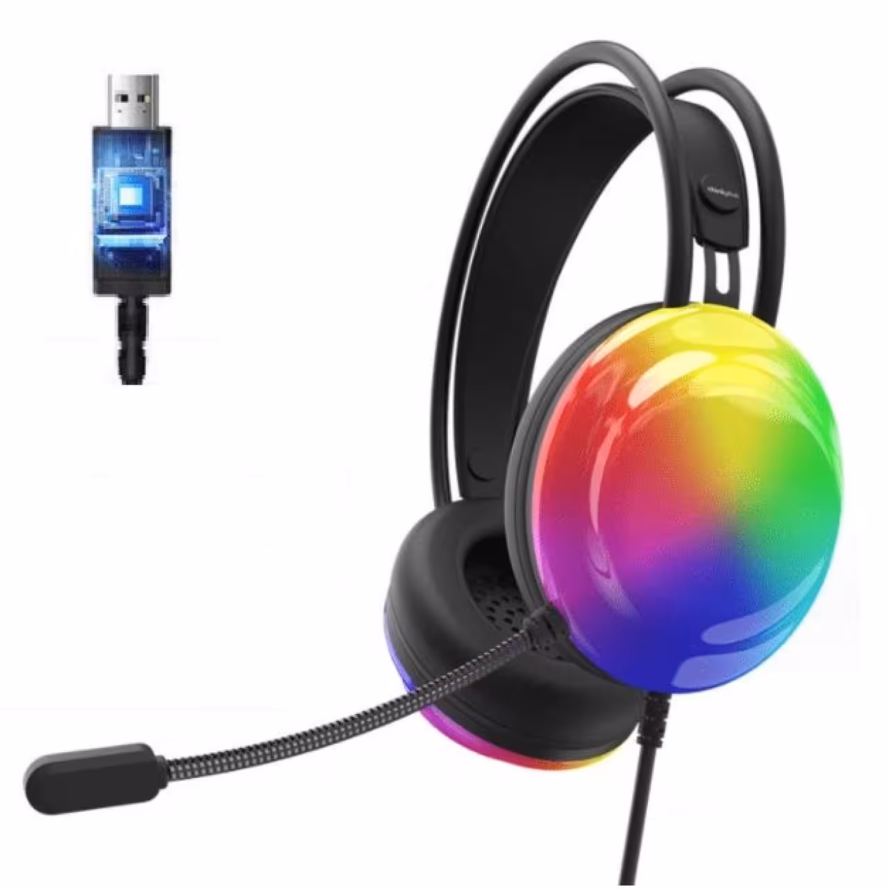 هدست با سیم USB 7.1 مخصوص بازی مدل G602