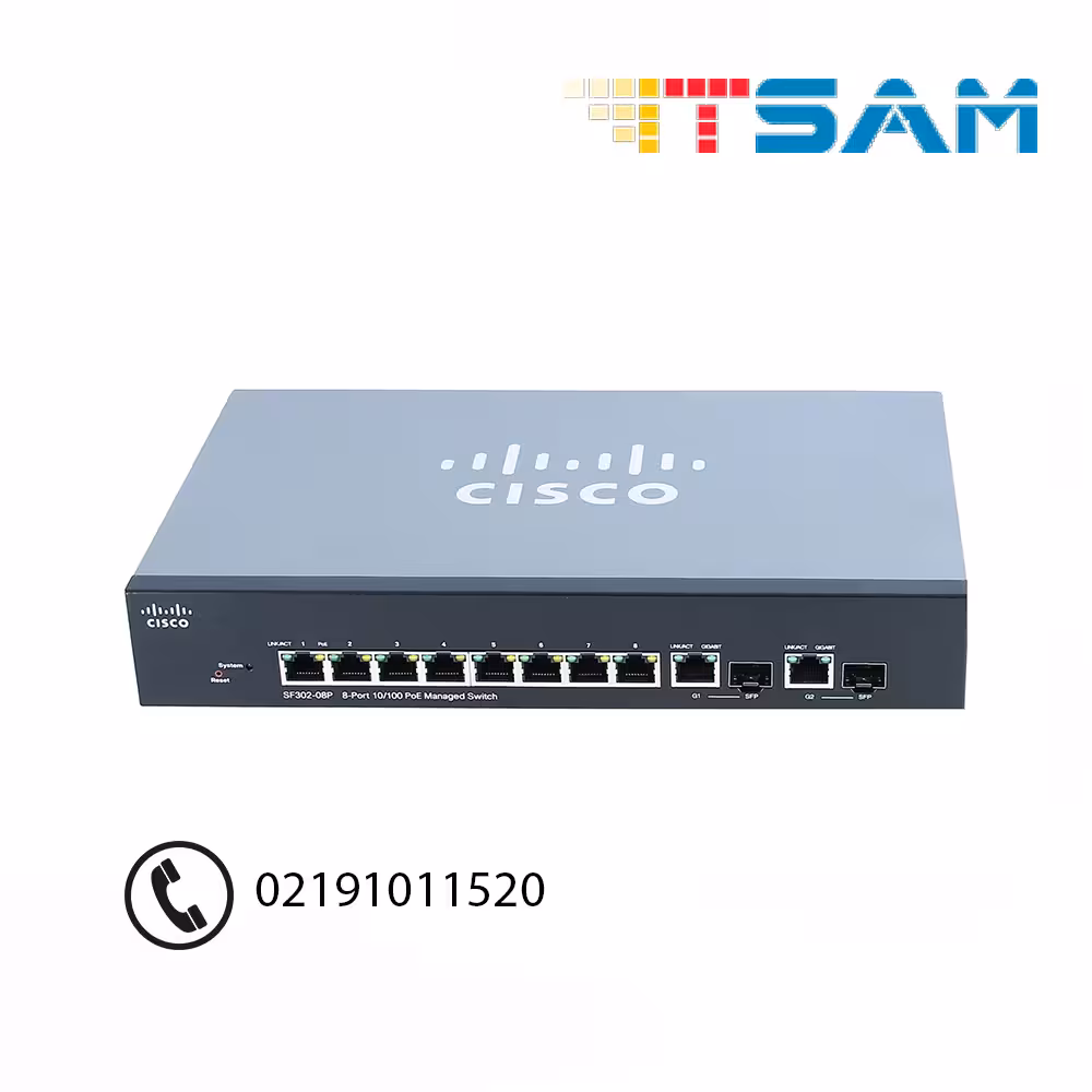 سوئیچ سیسکو مدل SF302-08P