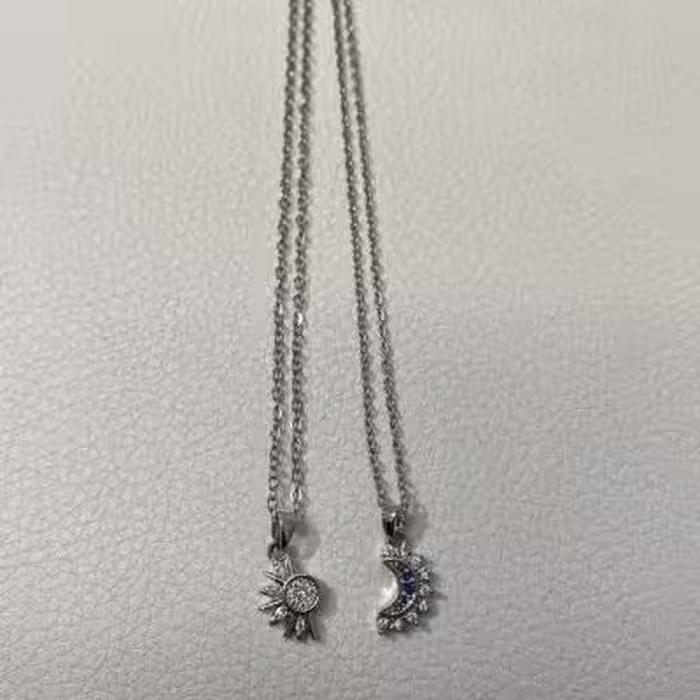 گردنبند ست کاپلی ماه و خورشید