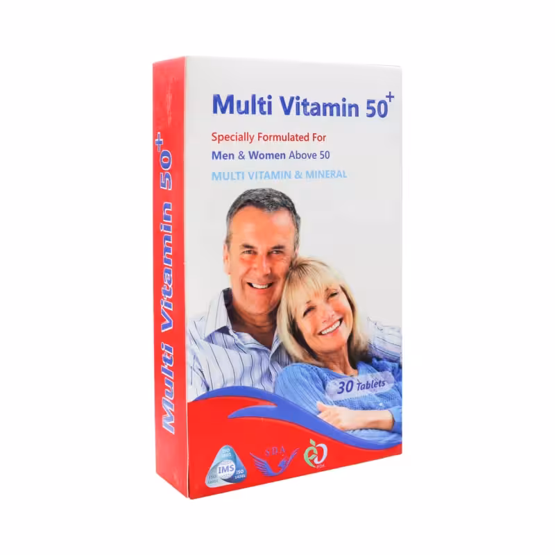 قرص مولتی ویتامین بالای 50 سال 30 عددی سیمرغ