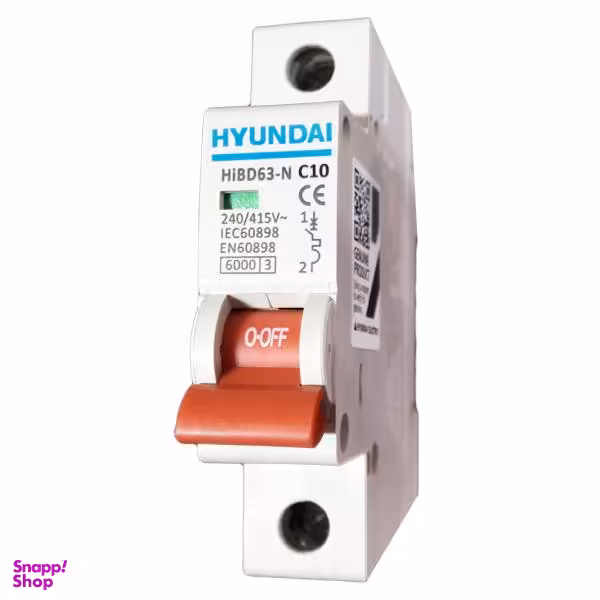 فیوز مینیاتوری تک فاز 10 آمپر هیوندای کد C10