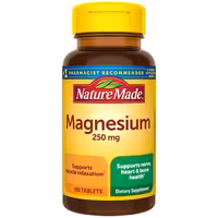 منیزیم 250 میلی گرم نیچرمید Magnesium 250 mg Tablets Nature Made