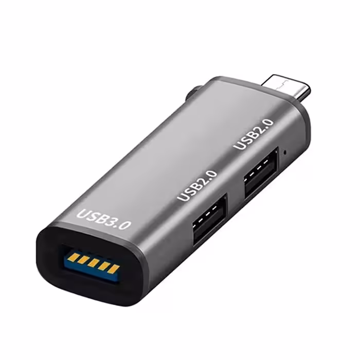 هاب 3 پورت Type-C به USB مجنتیک مدل ADS-302C - ایپکی