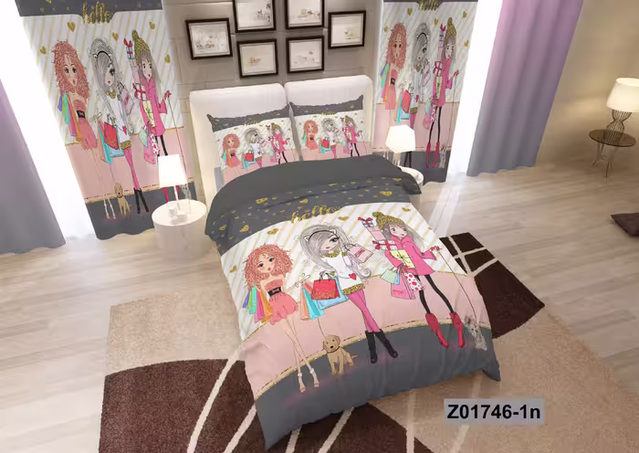 لحاف روتختی تنسل سه بعدی (3D) کالای خواب متین کد 1746