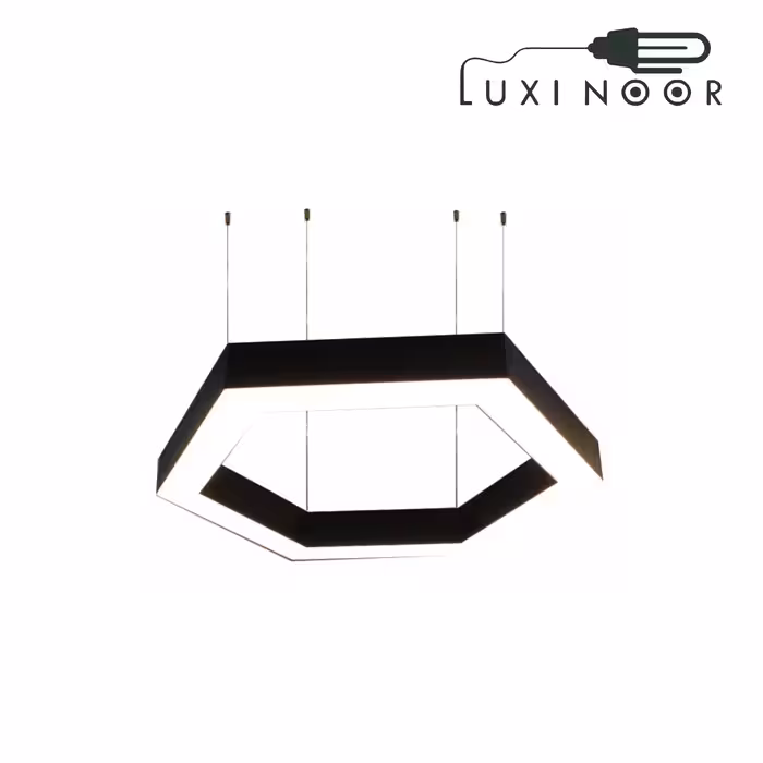 چراع لاینر آویز شش ضلعی 240 وات FEC-1M-L5050