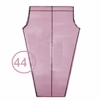 الگوی شلوار کشی تک سایز 44