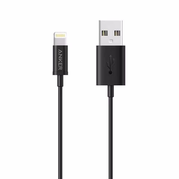 کابل تبدیل USB به لایتنینگ انکر مدل A7101 طول 0.9 متر