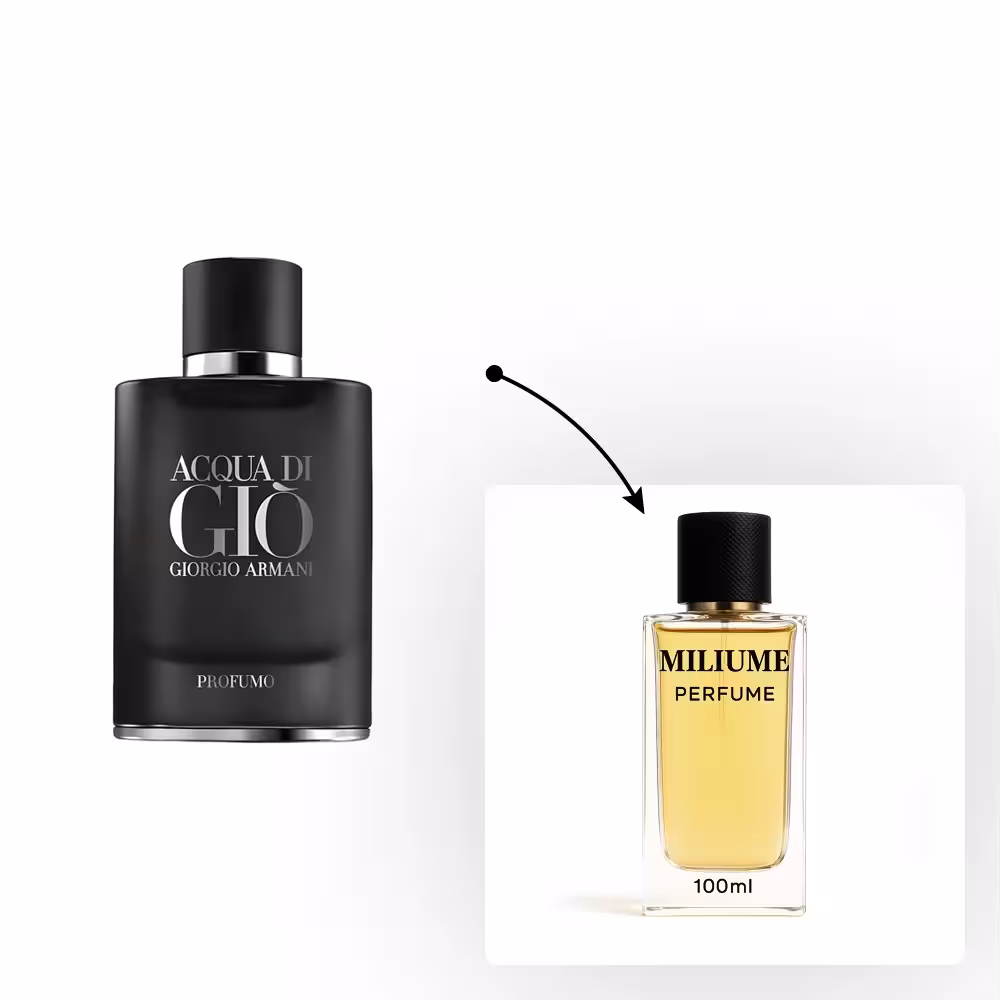 اسانس عطر Armani Acqua di Gio Profumo برند RenneTouch - کد 1507 - آرمانی آکوا دی جیو پروفومو 100ML - میلیوم پرفیوم
