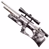 تفنگ پی سی پی کرال پانچر بریکر اسکلتی کروم رگلاتوردار