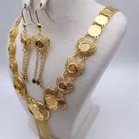 سرویس زنانه طرح‌طلا،مدل سکه ای،جنس شین💍