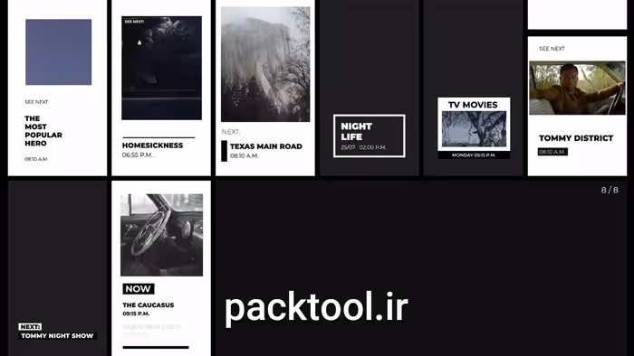 دانلود پروژه آماده افتر افکت : پکیج موشن ابری برای رسانه های اجتماعی Clouder Motion Pack Social Media - پک تول