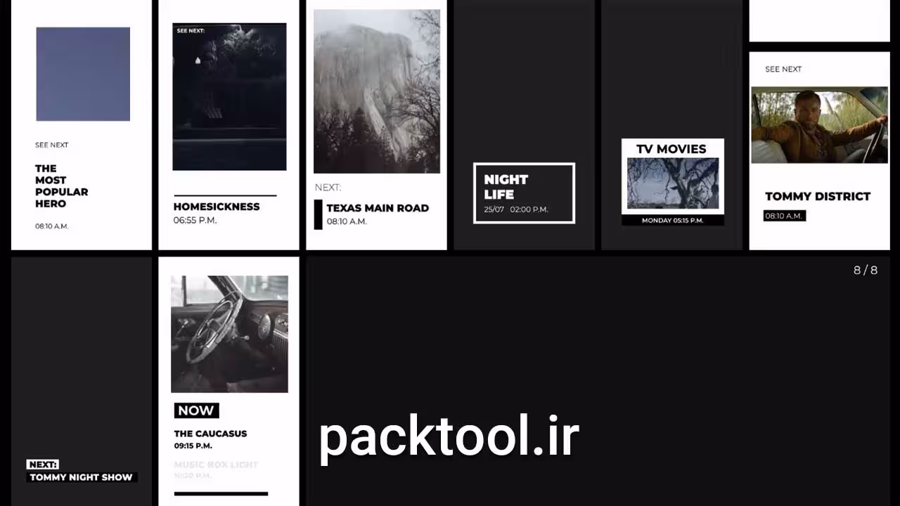 دانلود پروژه آماده افتر افکت : پکیج موشن ابری برای رسانه های اجتماعی Clouder Motion Pack Social Media - پک تول