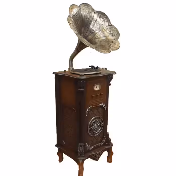 گرامافون آنتیک 4 کاره ایستاده