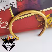 دستبند برنجی با طرحی ساده و زیبا کد D_1038