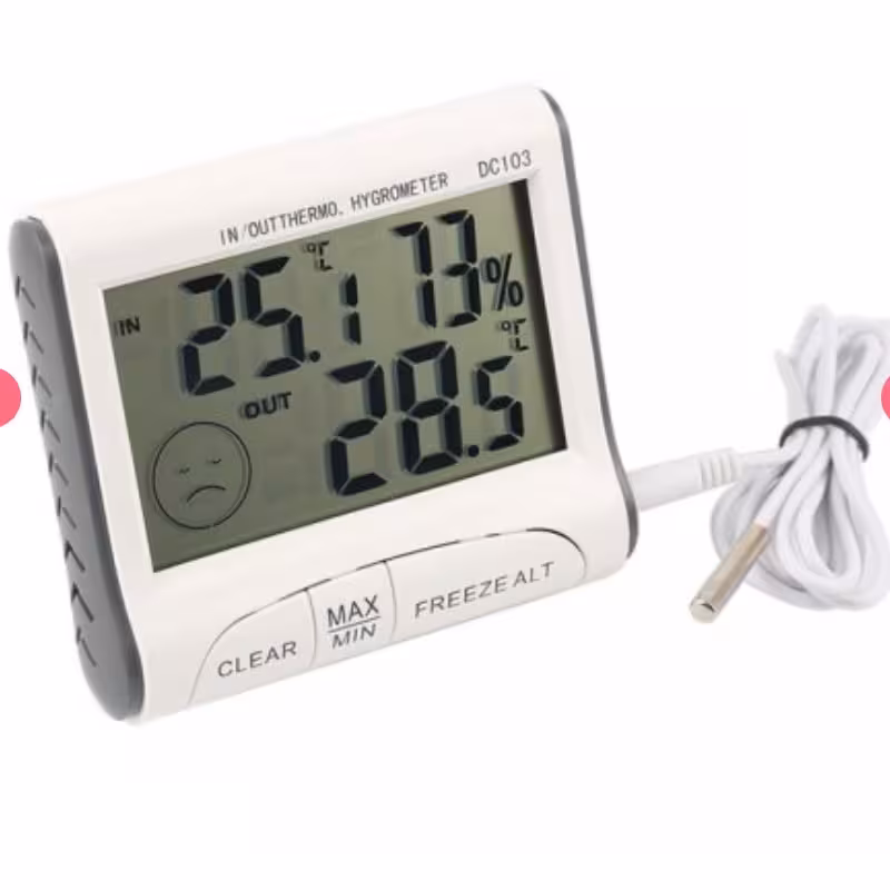 دماسنج و رطوبت سنج دیجیتالی DC103