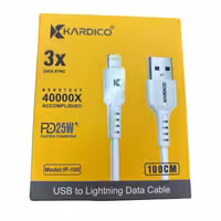 کابل شارژ لایتنینگ Kardico اورجینال IP-100