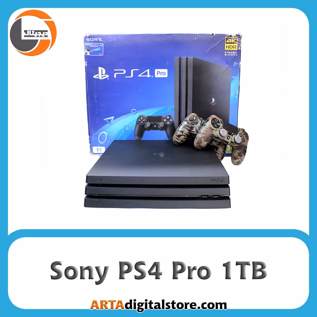 کنسول پلی استیشن PS4 Pro 1TB کپی خور دو دسته