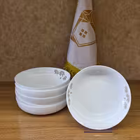 سوپ خوری شقایق طوسی مجموعه 6 عددی برند گلدن اپال
