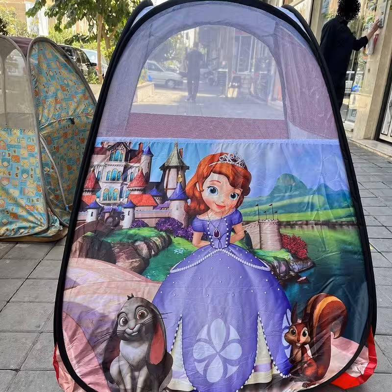 چادر بازی کودک طرح سوفیا مدل ریلکس مناسب کادو سیسمونی چادر کودک چادر دخترانه کد7