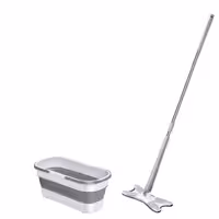 ست سطل تاشو و تی زمین شوی آبگیر FoliBuck Squeeze