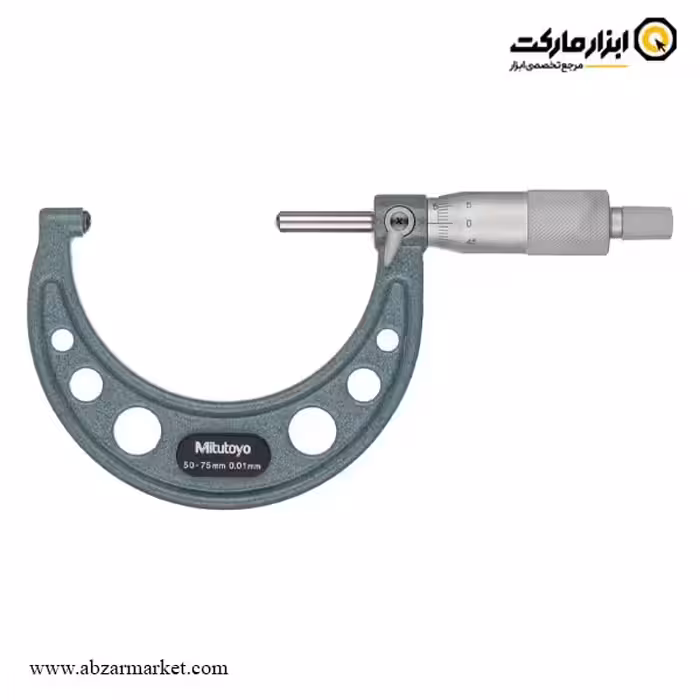 میکرومتر دو سر گرد میتوتویو خارج سنج 75-50 میلی متر مدل 217-115