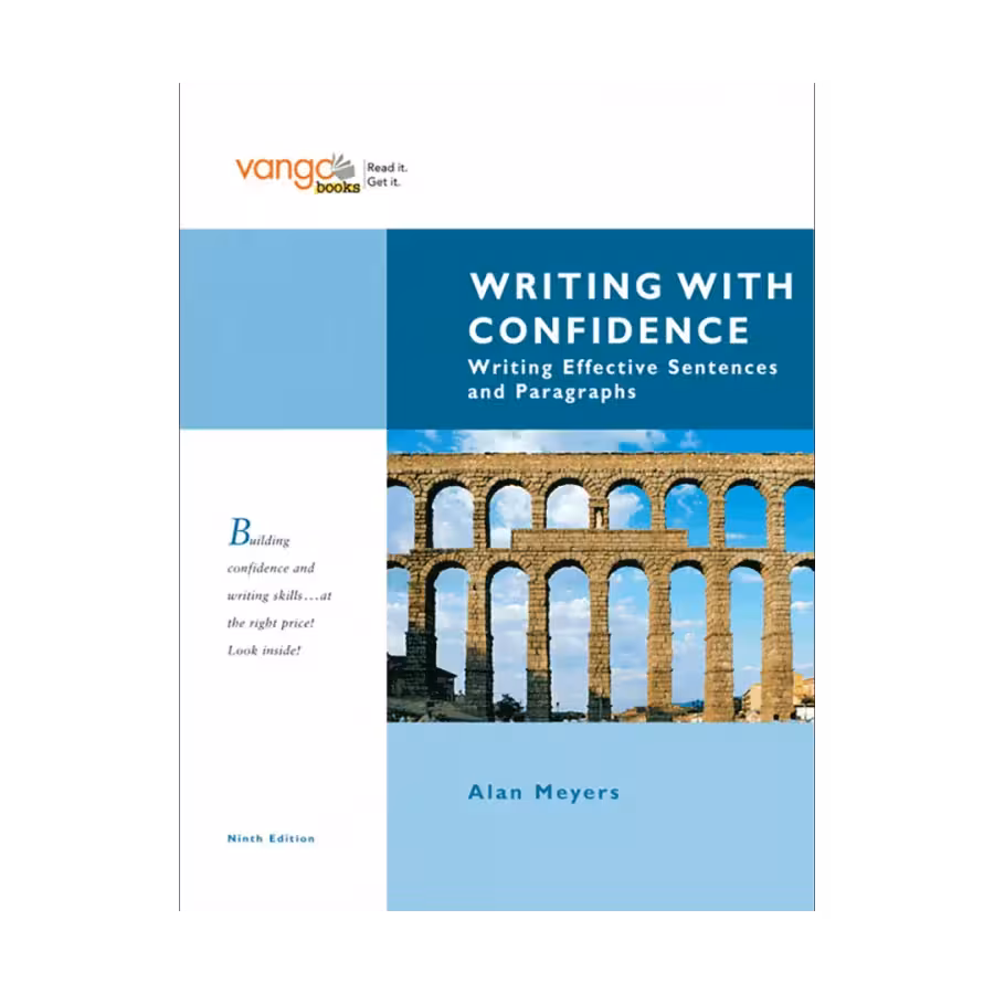 رایتینگ ویت کانفیدنس | کتاب انگلیسی Writing with Confidence: Writing Effective Sentences and Paragraphs