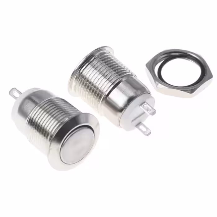 شستی فلزی ضد آب 12 میلیمتر بدون چراغ