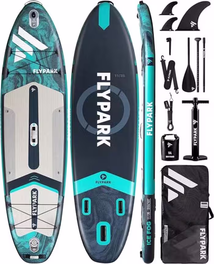 پدل برد FLYPARK مدل Ice Fog Blue Green