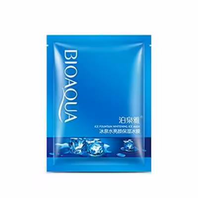 ماسک ورقه ای آب رسان بیوآکوا مدل یخی حجم 30 گرمی