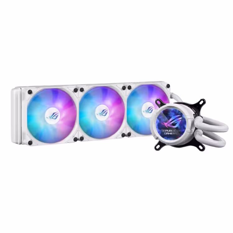خنک کننده مایع پردازنده ایسوس ROG STRIX LC III 360 LCD ARGB WHITE