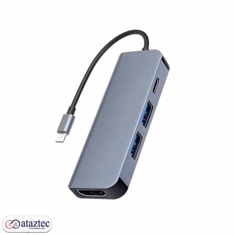 هاب 4 پورت مدلBYL-2011 | پشتیبانی از رزولوشن 4K