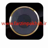 پریز زنگ اخبار (بیزر) توکار دلند مدل آدا پلکسی قاب مشکی