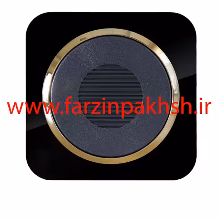 پریز زنگ اخبار (بیزر) توکار دلند مدل آدا پلکسی قاب مشکی