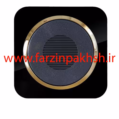 پریز زنگ اخبار (بیزر) توکار دلند مدل آدا پلکسی قاب مشکی