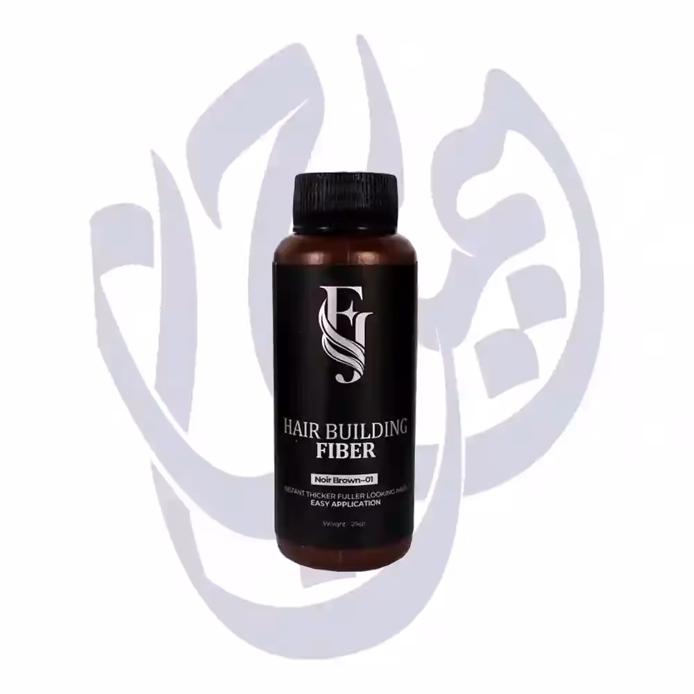 پودر پرپشت کننده موی سر و ریش اف جی مدل 001 قهوه ای وزن 20 گرم (تاپیک اف جی) FJ