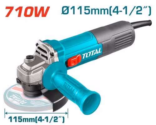مینی فرز 710 وات صنعتی توتال مدل tg10711576  با 24 ماه گارانتی