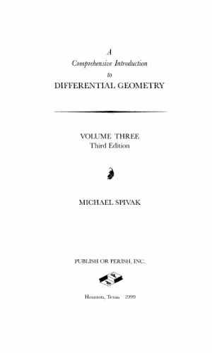 خرید و دانلود نسخه کامل کتاب A comprehensive introduction to differential geometry