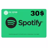 Spotify 30 $ Gift Card