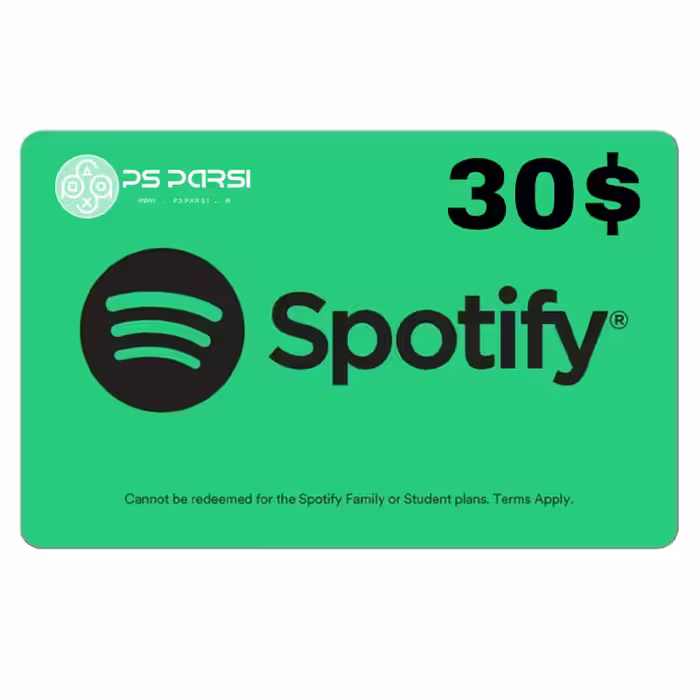 Spotify 30 $ Gift Card