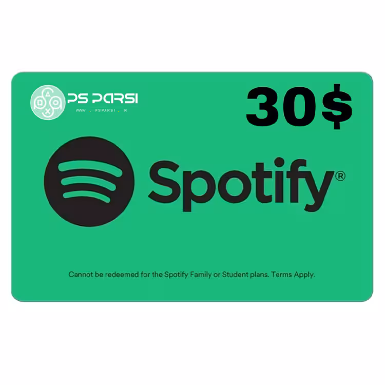 Spotify 30 $ Gift Card