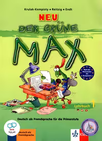 کتاب آلمانی کودکان در گرون مکس der grune max 1 neu