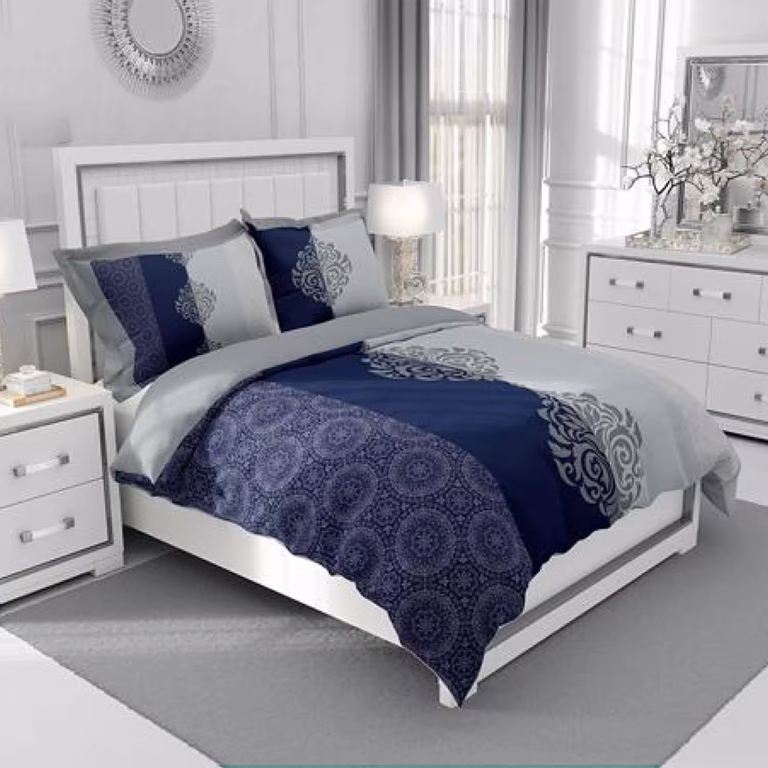 سرویس روتختی طرح‌دار چیداری مدل 2001