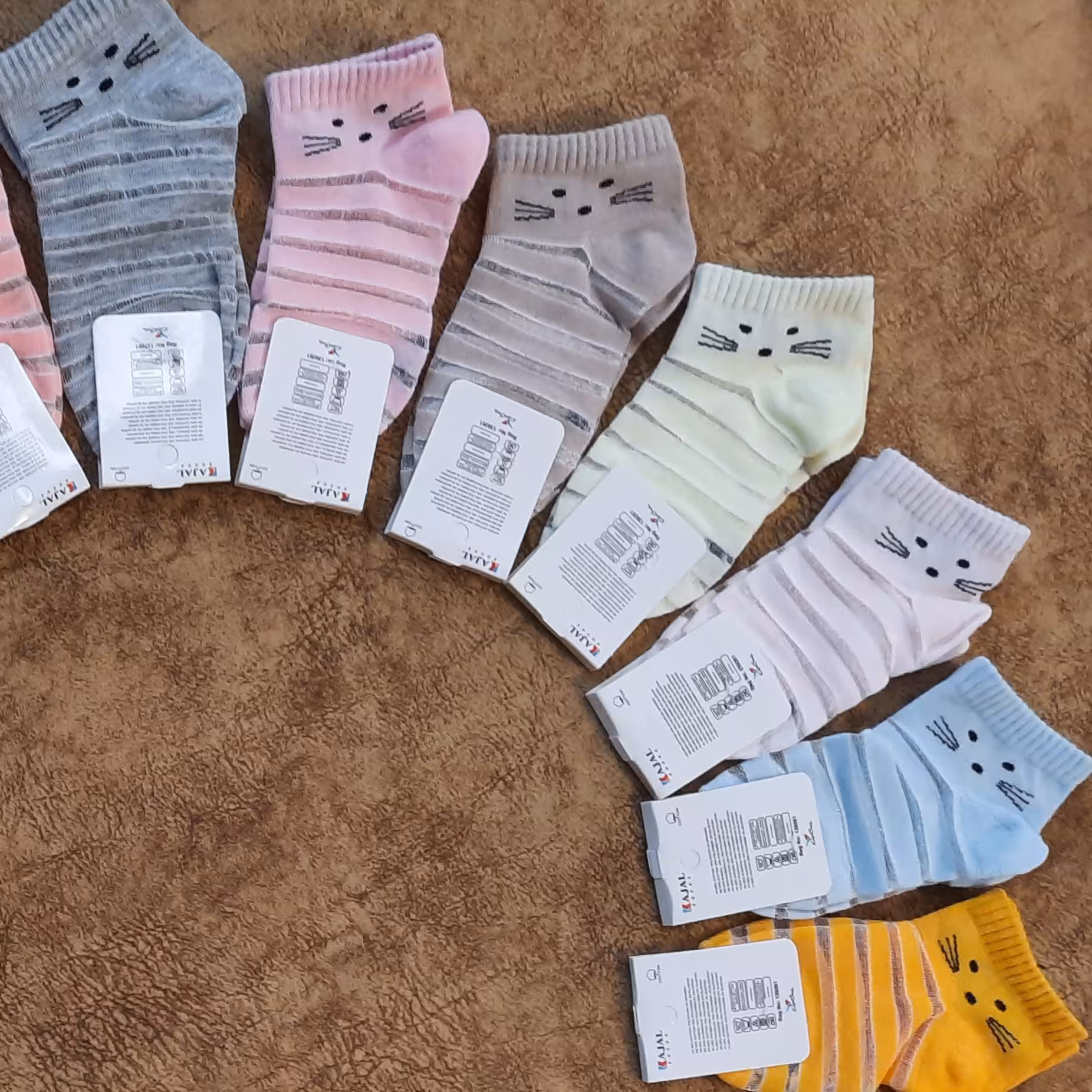 جوراب شیشه ای  مچی دخترانه سایز 1 تا 4