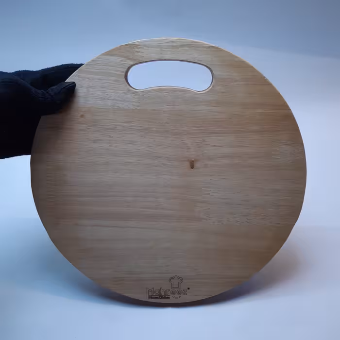 تخته گوشت مهروز مدل چوبی طرح گرد